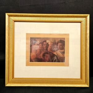 Vintage Tim Ashkar "The Beauty of Color" Painting Framed Home Decor